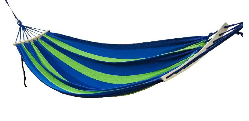 Reinforced wooden stick canvas hammock outdoor equipment hammock camping hammock