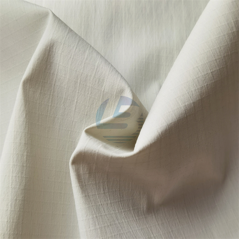 OBLSWN4262 Two ways nylon taslon ribstop spandex 150gsm fabric