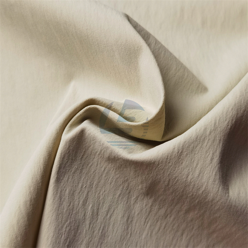 OBLSWN4263 Two ways nylon taslon spandex 135gsm fabric