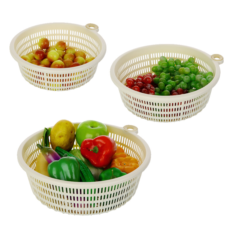 3pk Draining Basket Set
