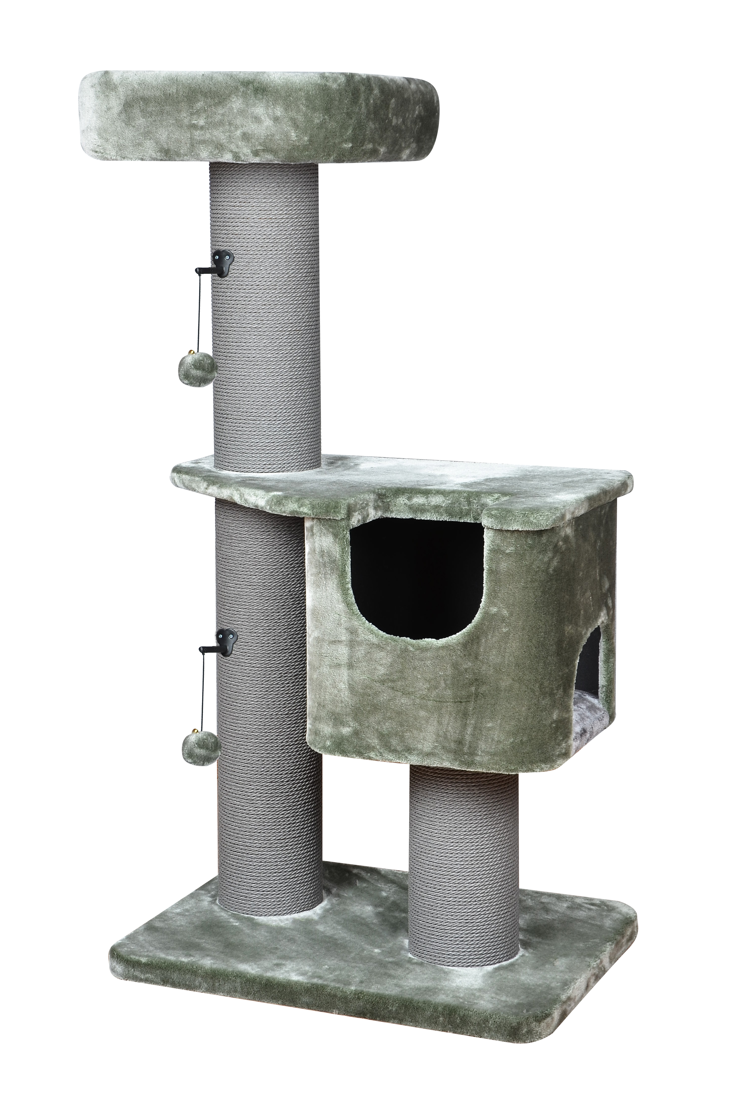 Cat scratching tree
