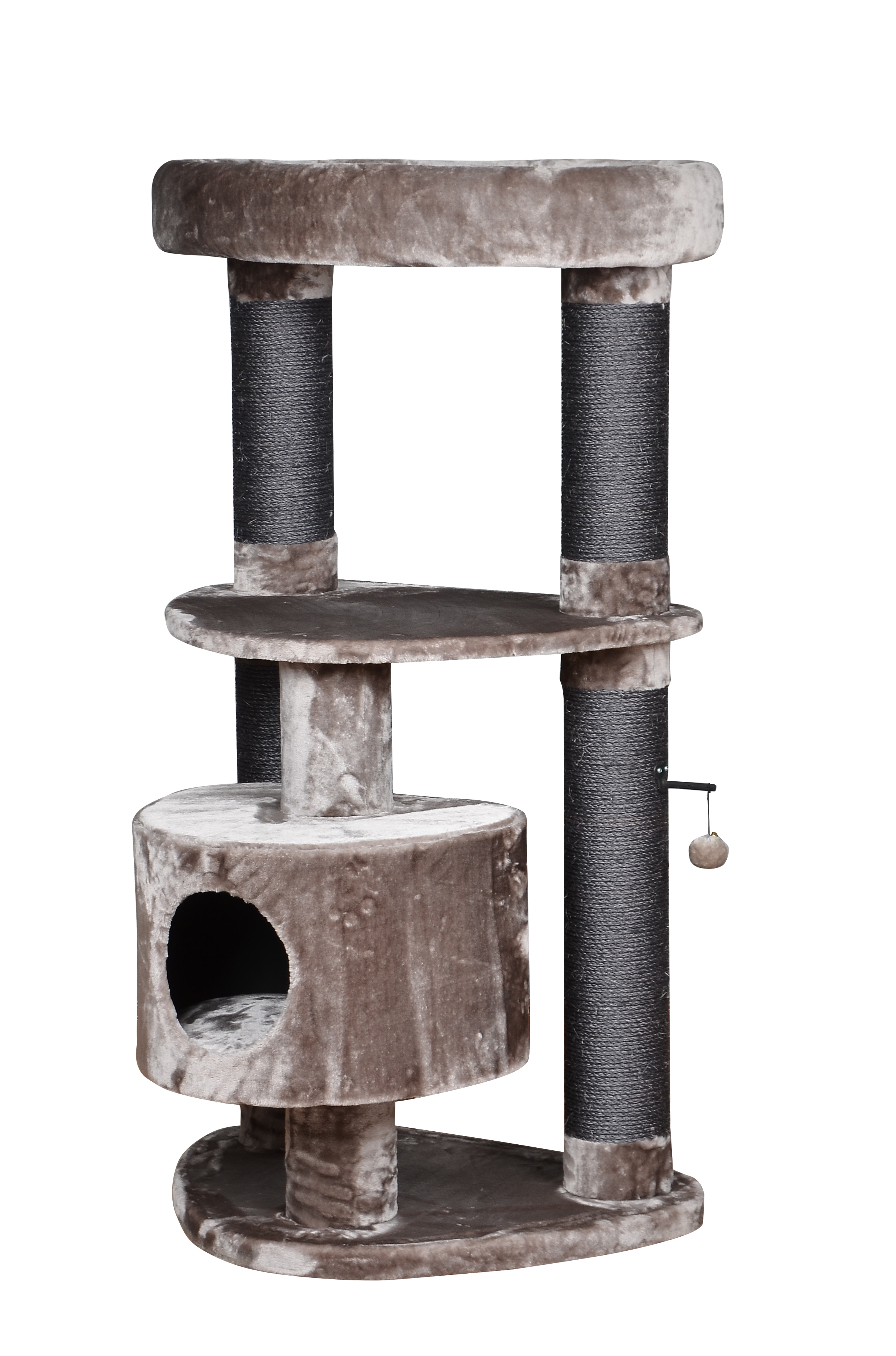 Cat scratching tree