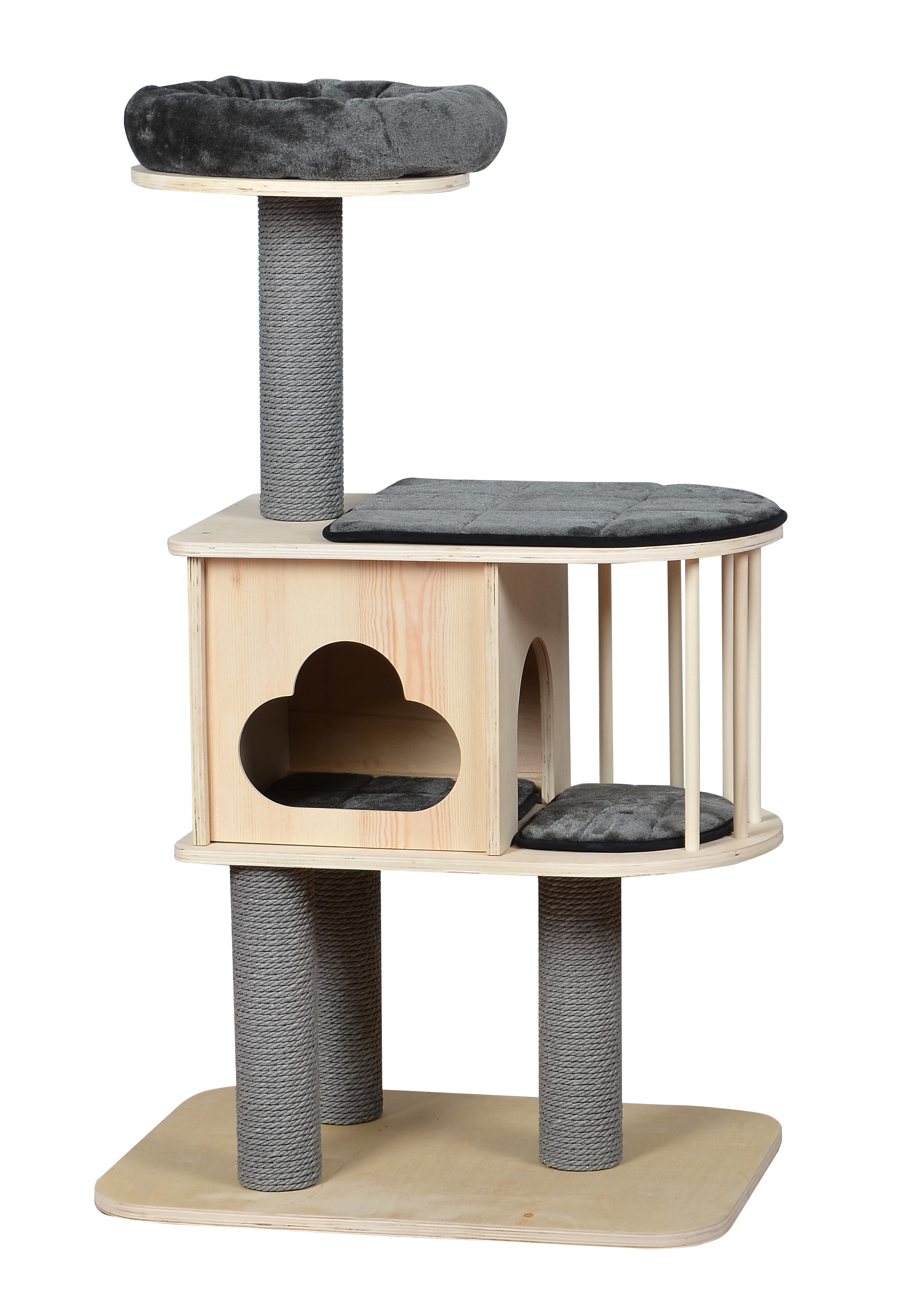 Cat scratching tree