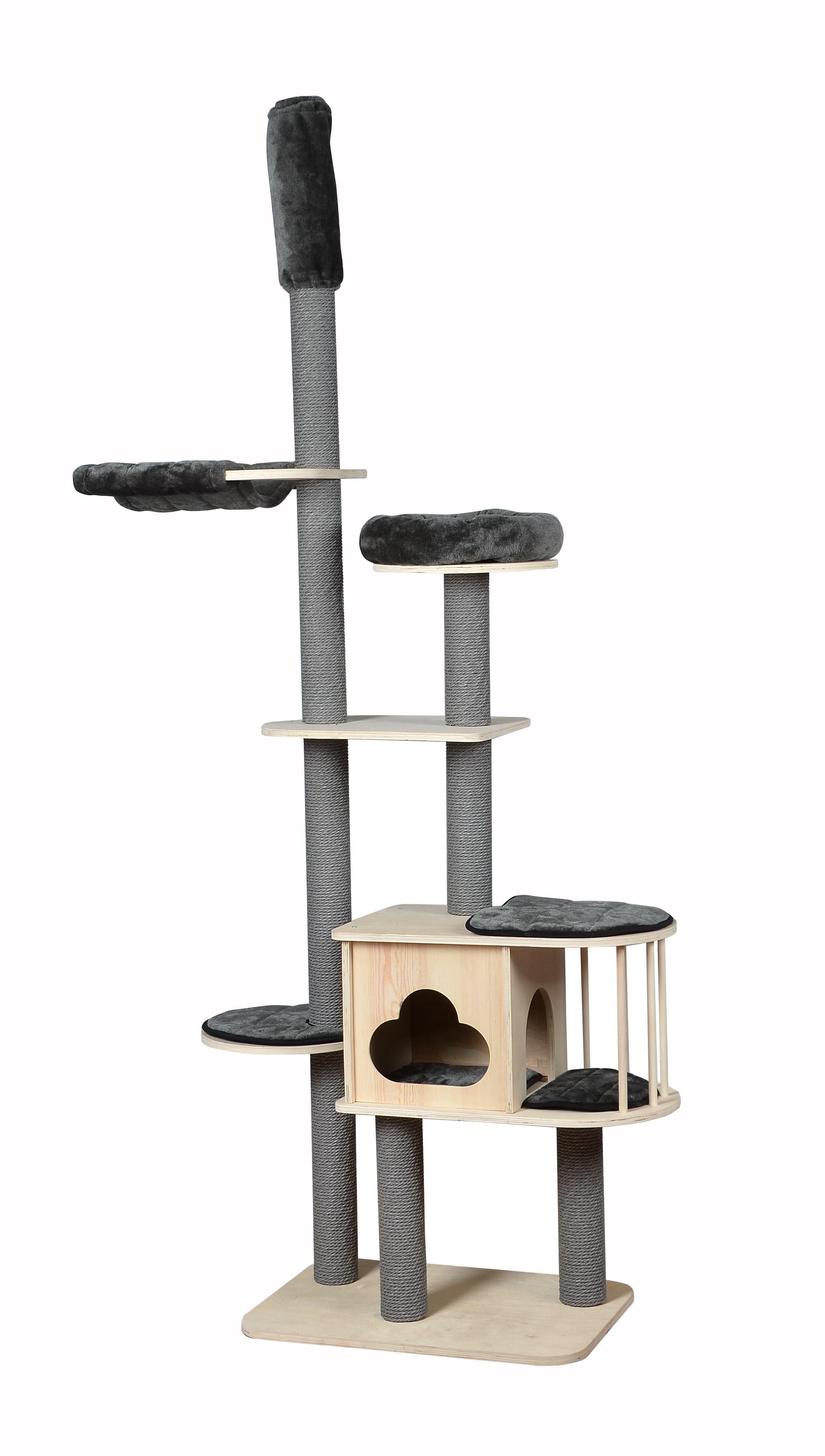 Cat scratching tree