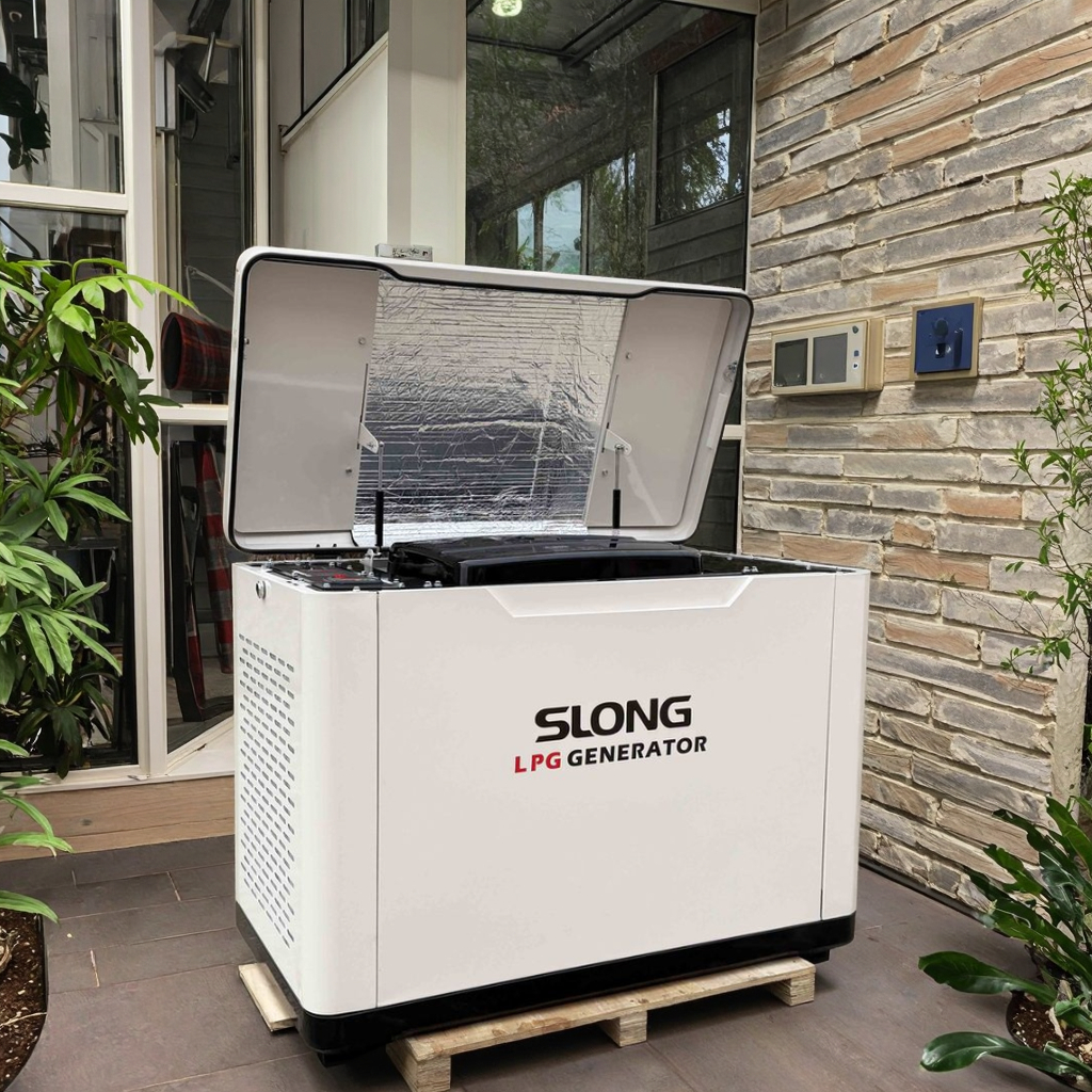Dual fuel silent home use generator 15kw