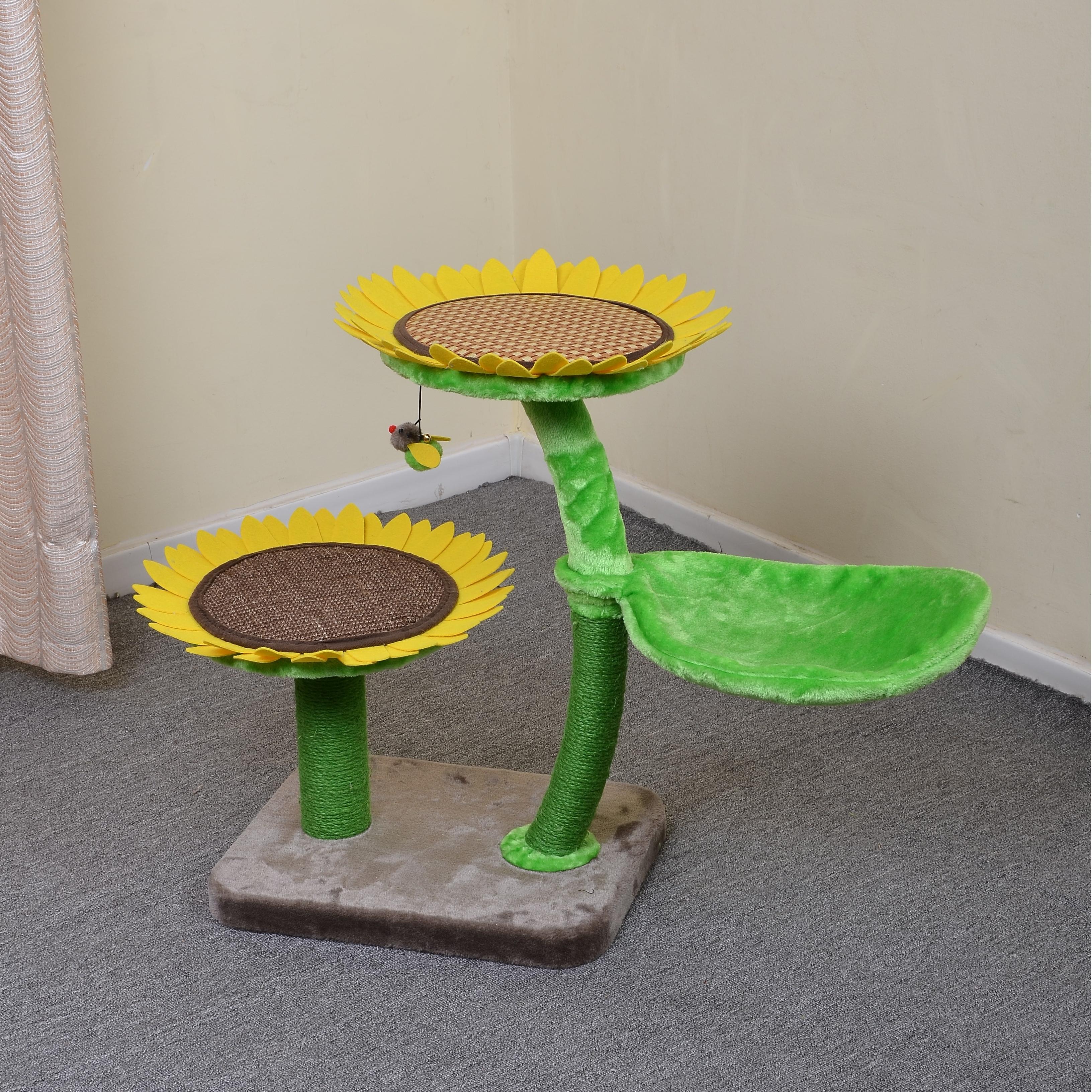 Cat scratching tree