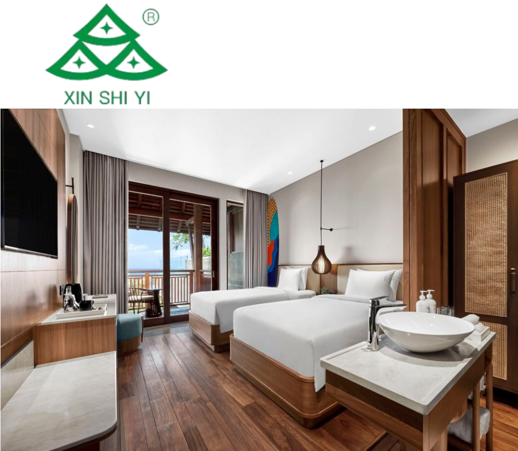Shiyi Suites Hospitality Furniture Melamine 5 Star Hotel Furniture Durable Hotel Bathroom Furniture
