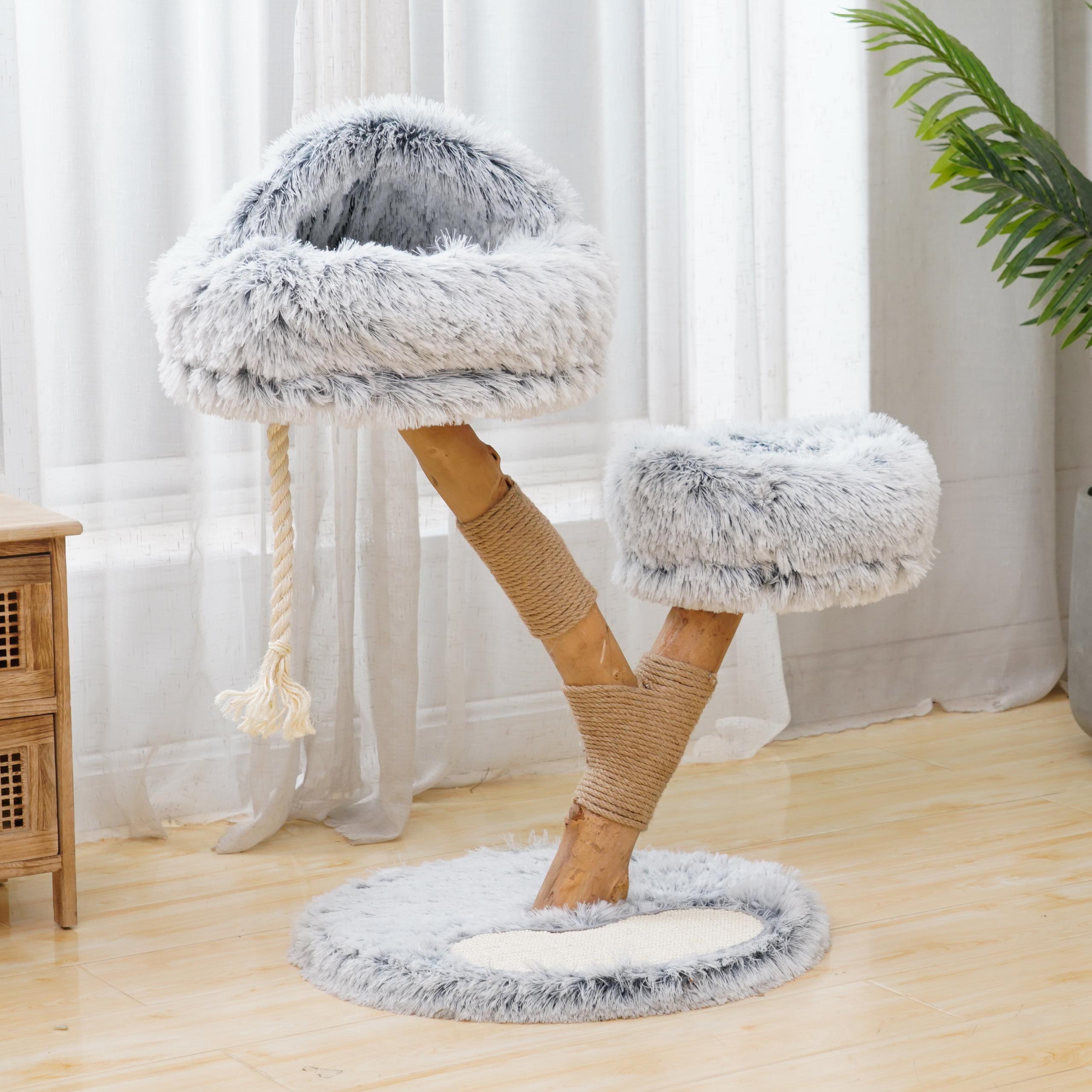 Cat scratching tree