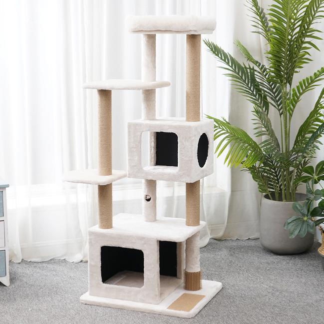 Cat scratching tree