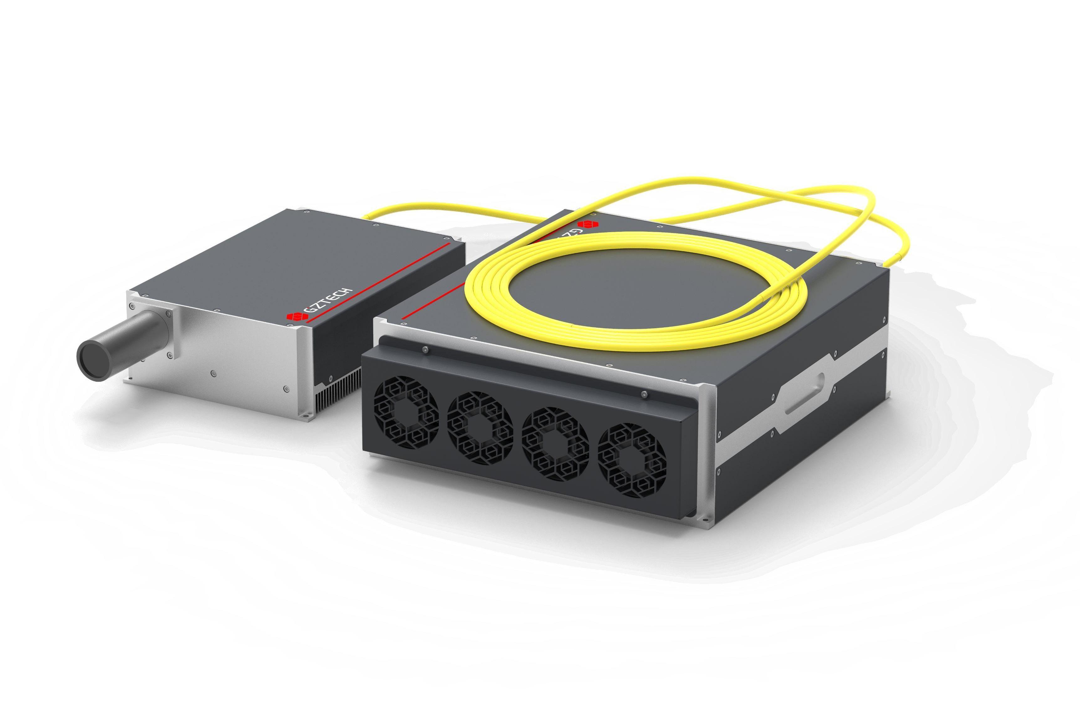 GZTECH 100W Picosecond Pulsed Fiber Laser Souce for precision cutting or deep engraving