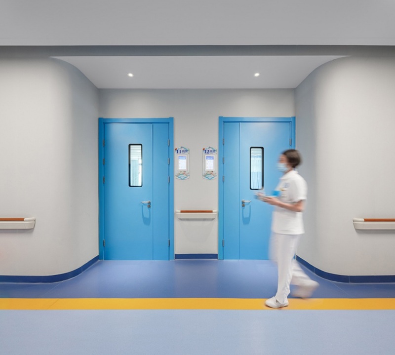 Steel Fire Door Fire Exit Door,Hospital Fire Door at Nursing Center