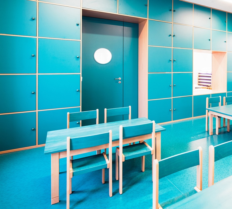Steel Fire Door Fire Exit Door,School Fire Door at Coastal Kindergarten