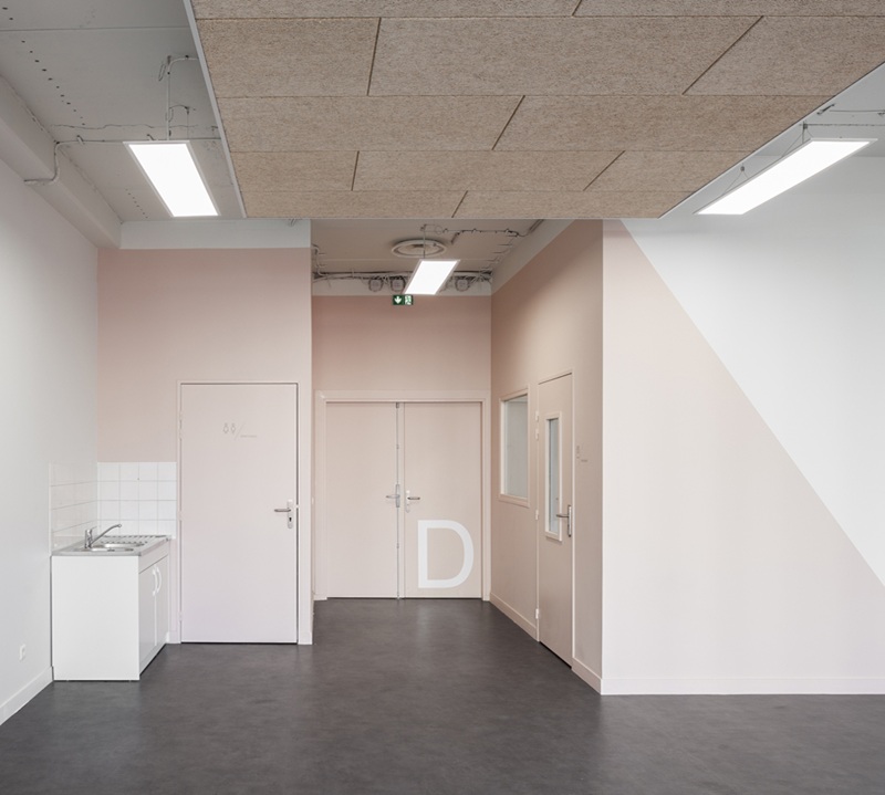Steel Fire Door,Fire Exit Door, Stairwell Fire Door at Mobile Construction Office