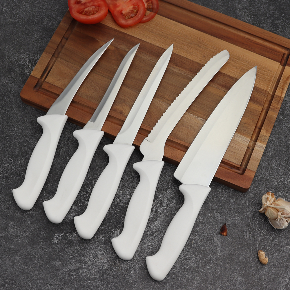 Hip-home 7inch filleting boning knife 2025 stainless steel white kitchen knife