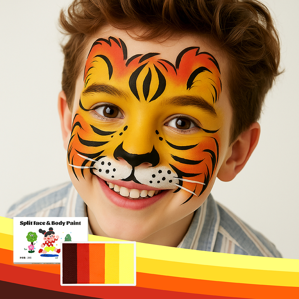 25g Rainbow Split Face Paint