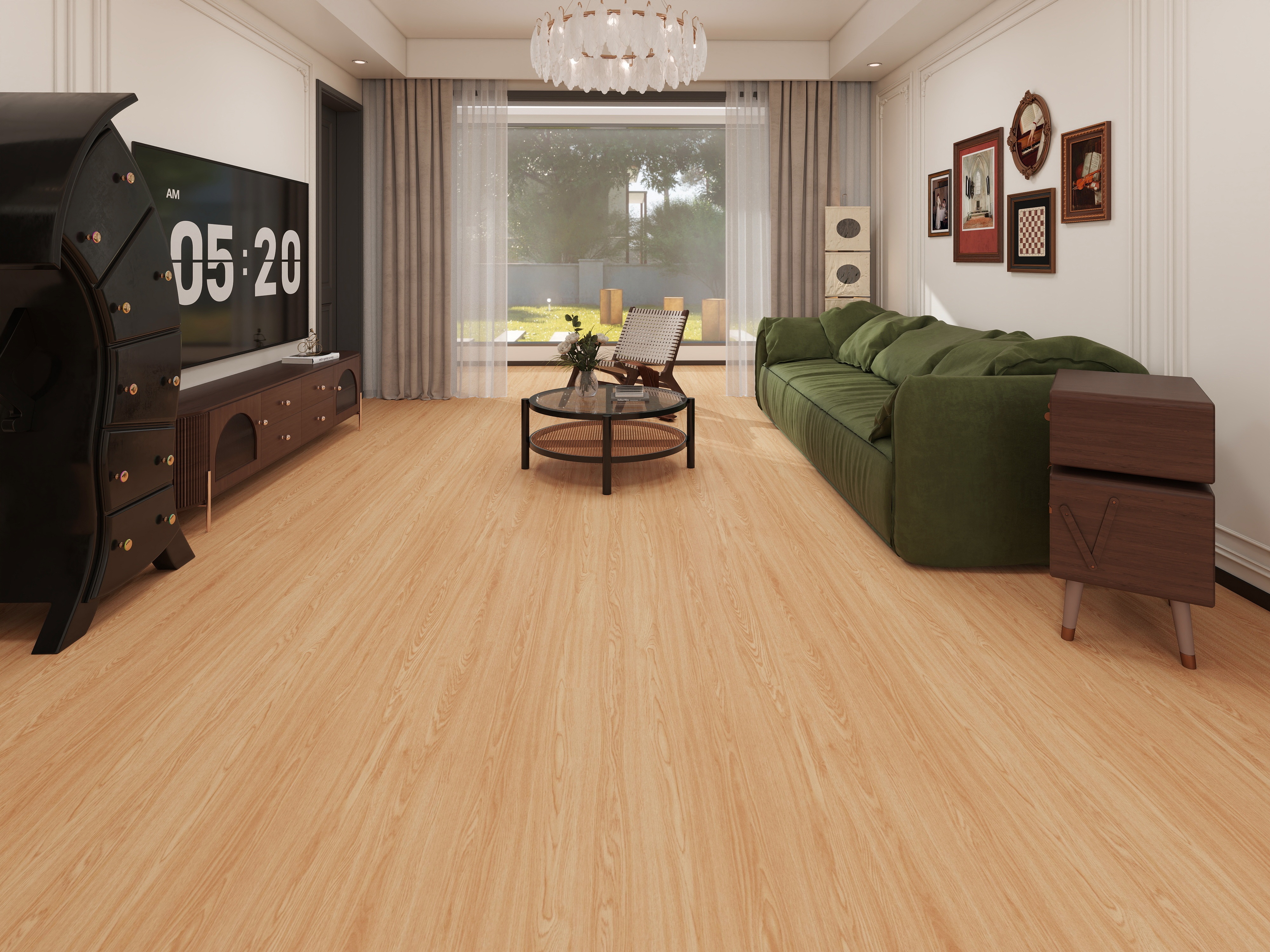 BARANA SPC vinyl flooring with click easy to install durable