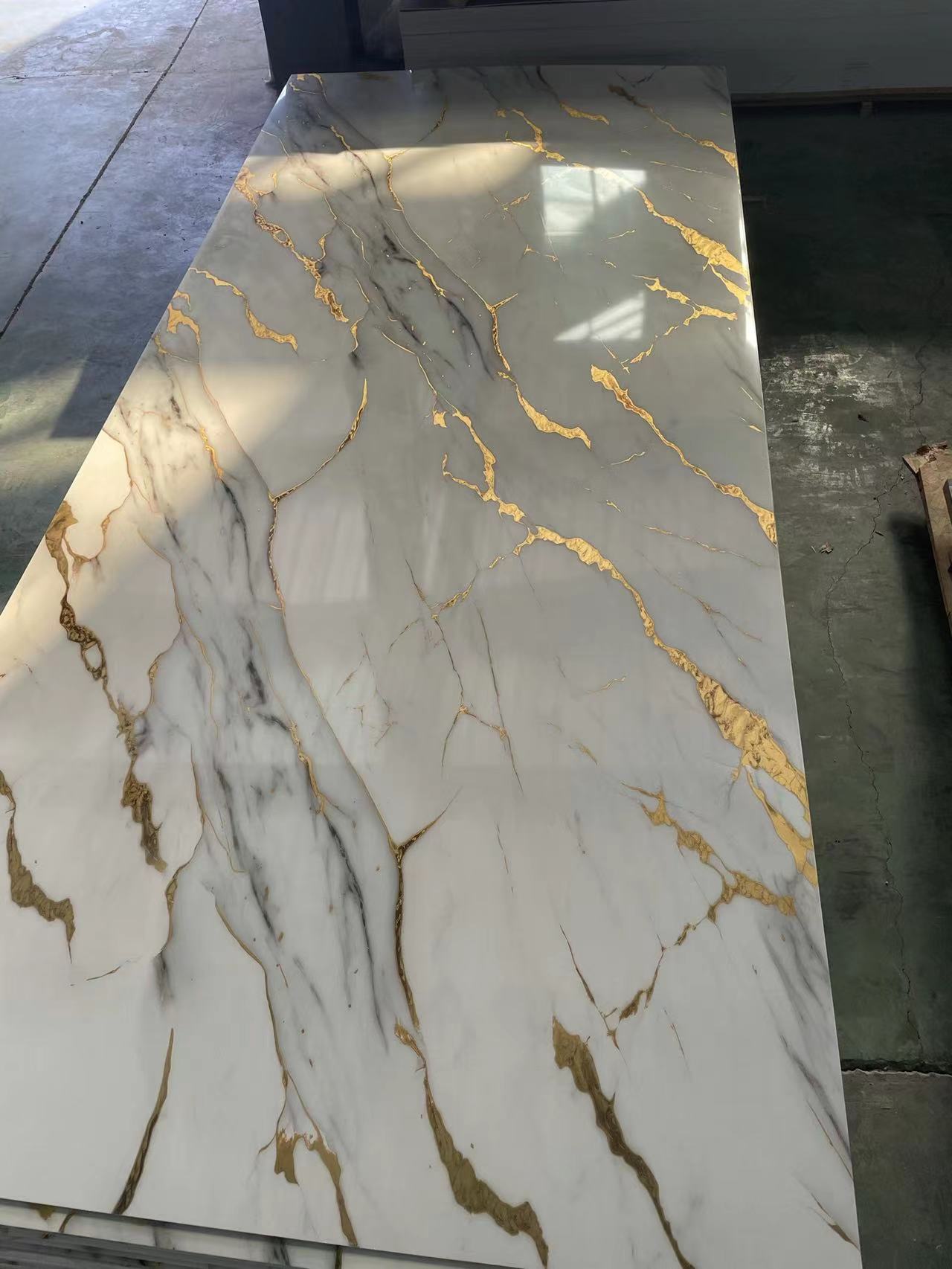 BARANA UV marble sheet PVC flexible sheet interior wall decoration