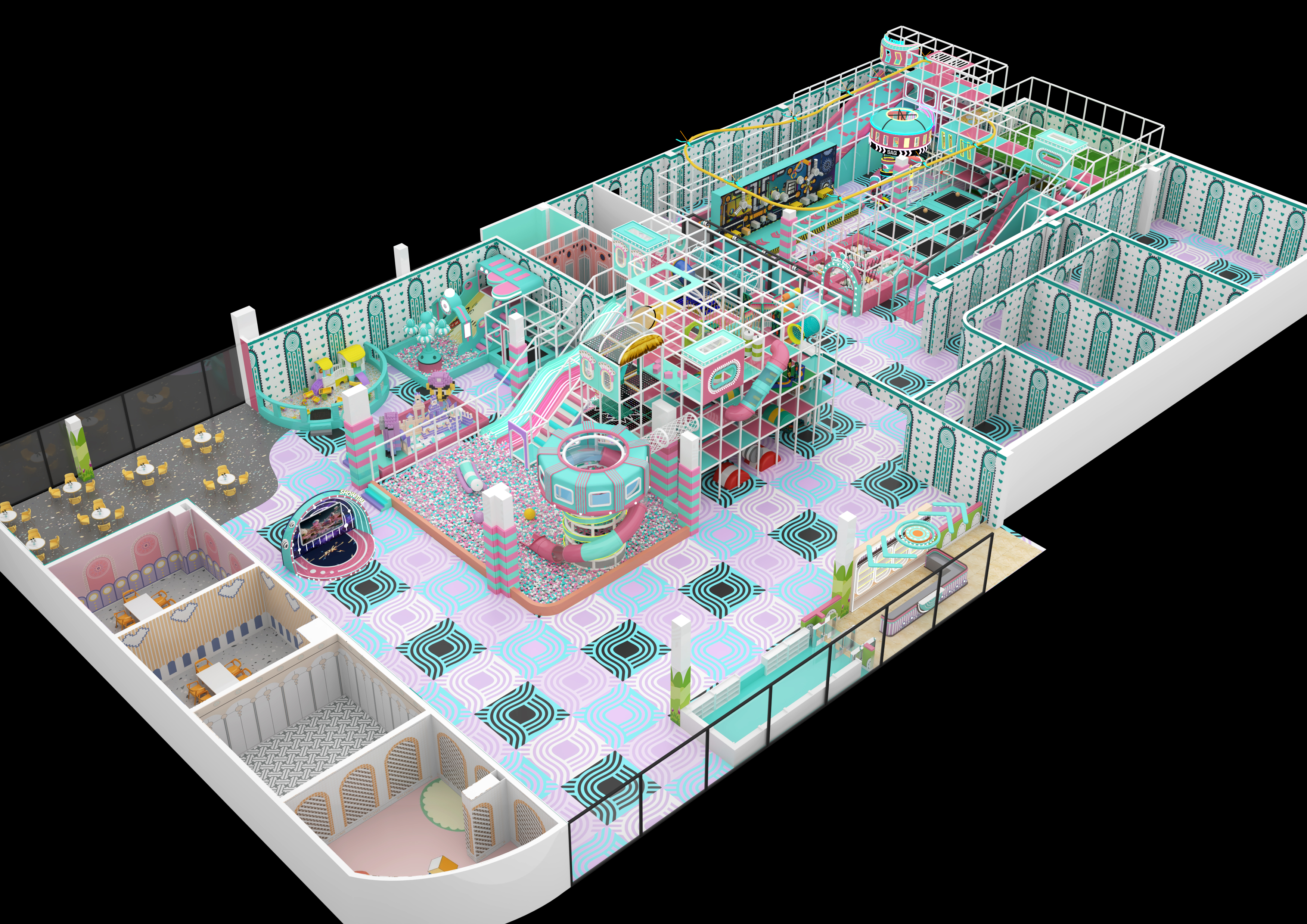 Naughty castle paradise, non-standard customization, outdoor playground, fitness equipment, toys