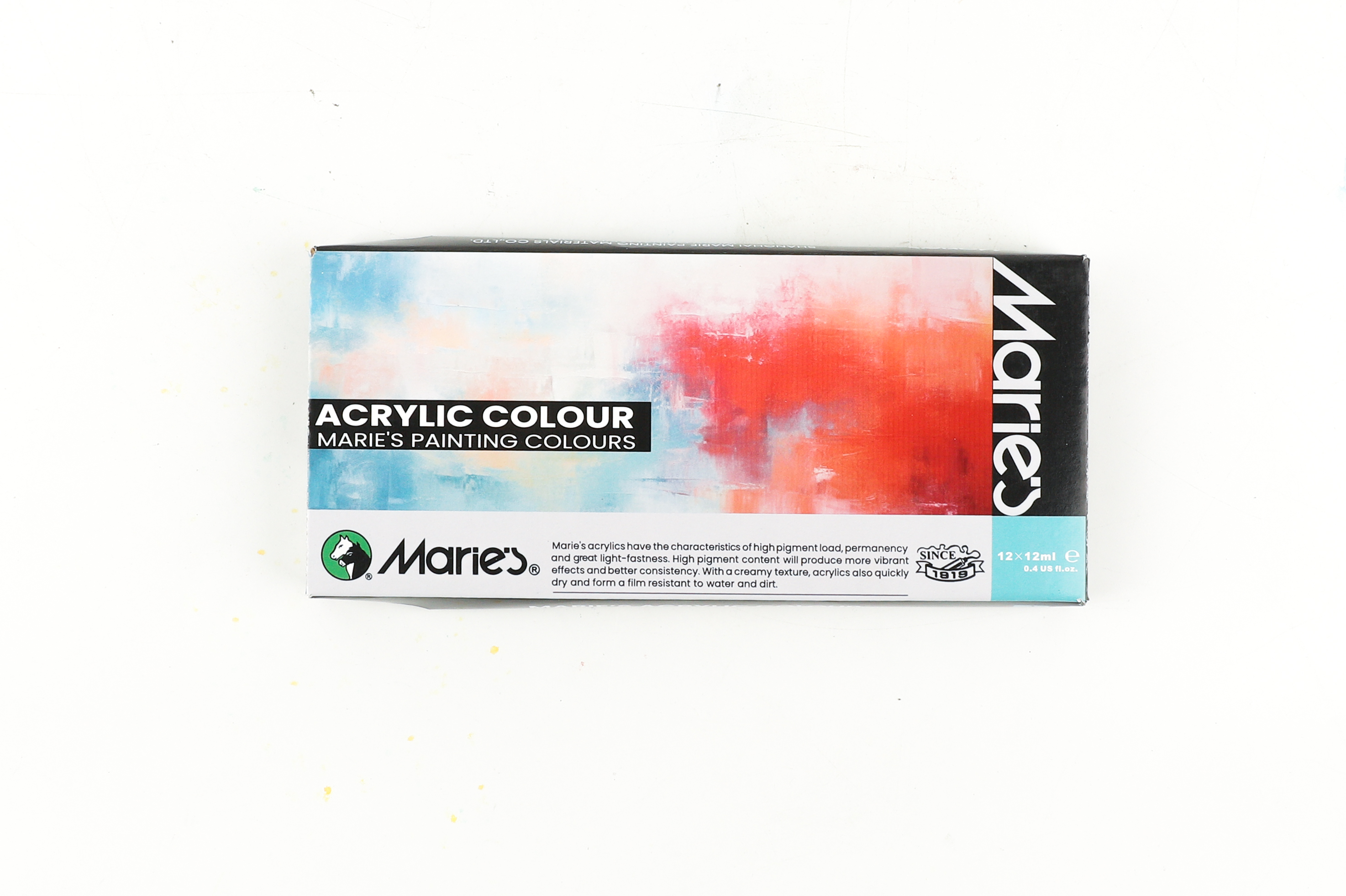 Acrylic Paints Set 12 Colors