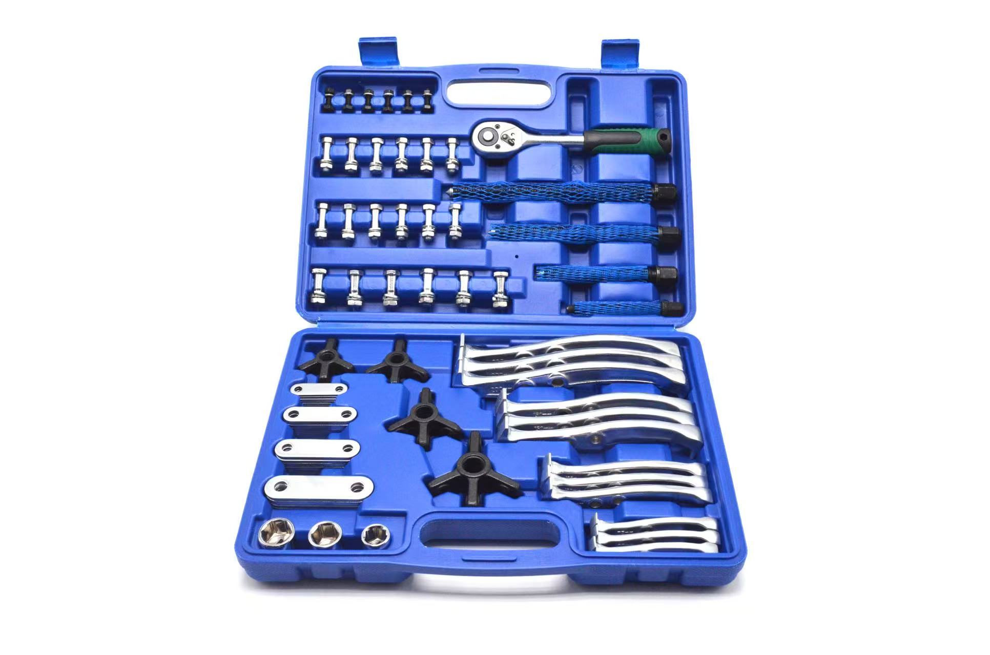 Set type three-jaw puller