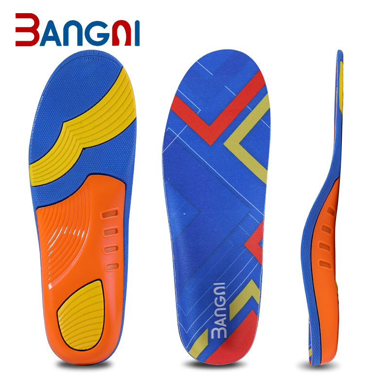 Most Comfortable Shoe Pads Support Arch PU Anti Fatigue Insoles Sport Run for Man Woman
