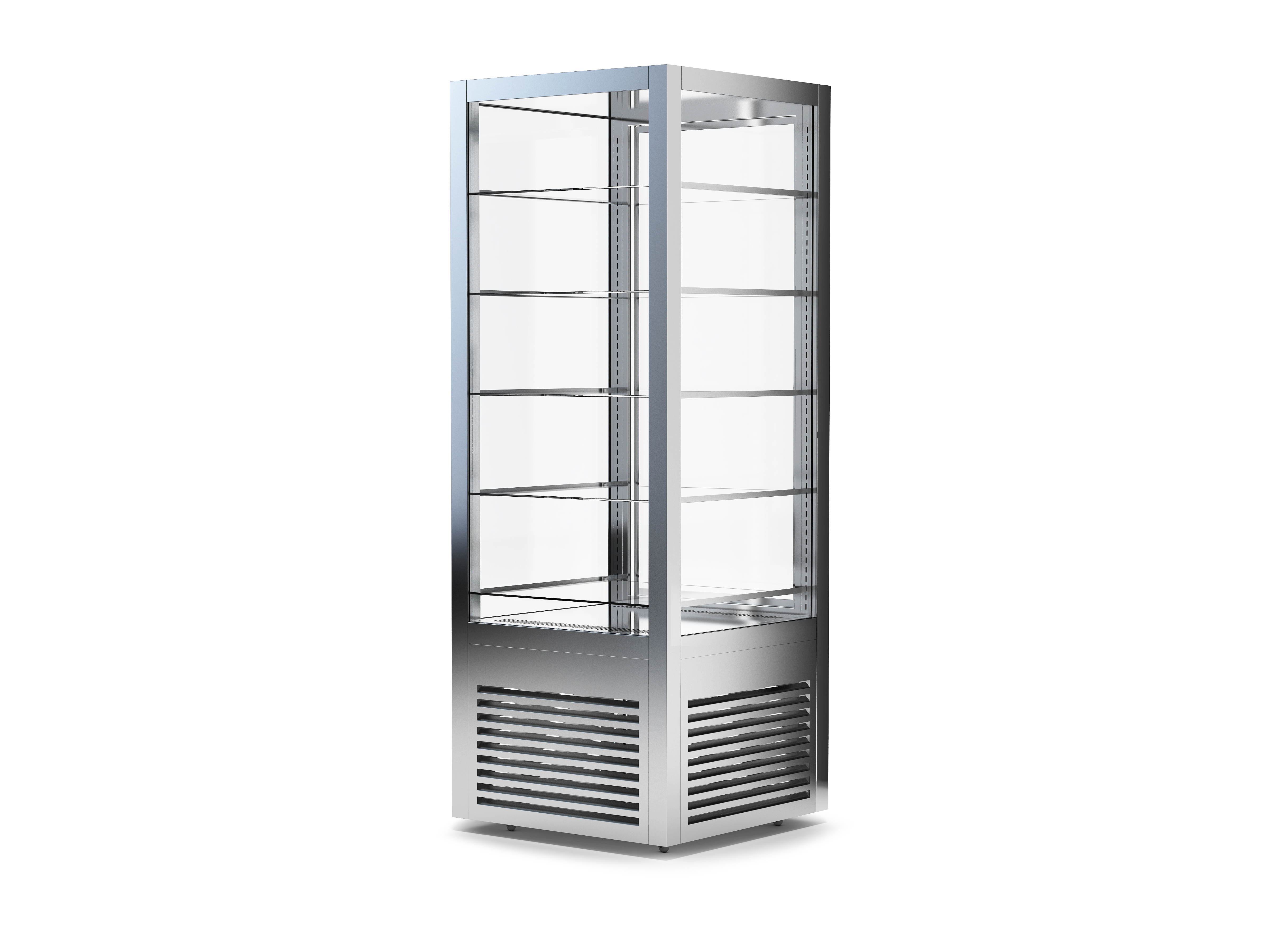 4 Side glass cabinet