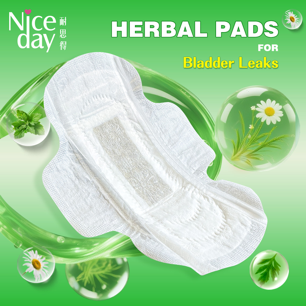 Herbs fresh soft lady urine pad light Incontinence pad