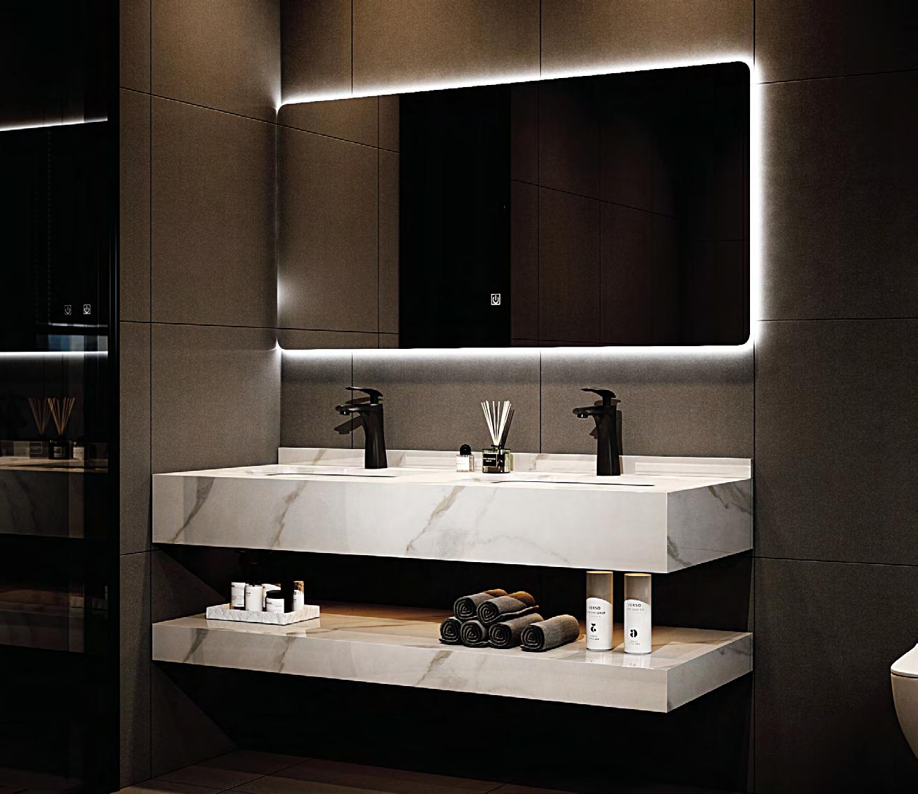 Sintered stone cabinet