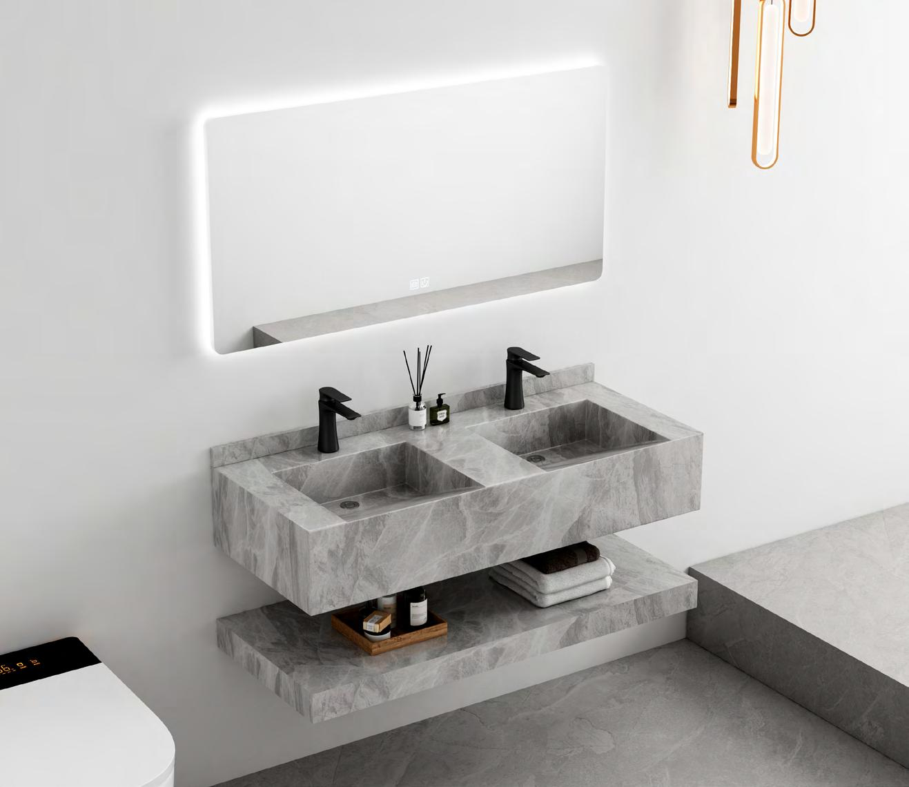 Sintered stone cabinet