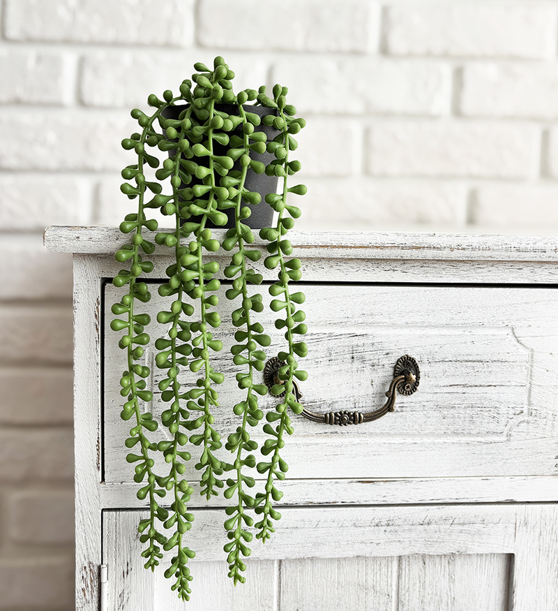 Faux greenery