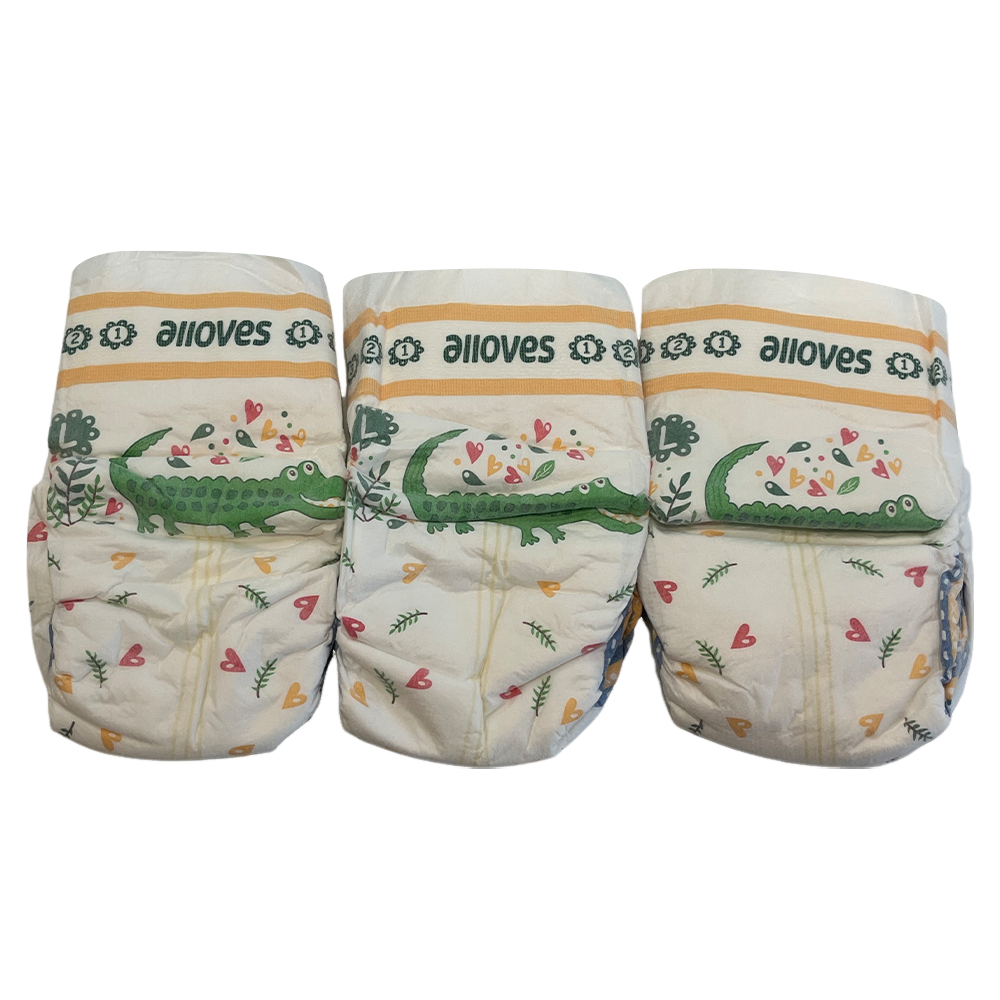 Customized baby diapers and pull-up pants in bulk, breathable and waterproof, Japanese SAP