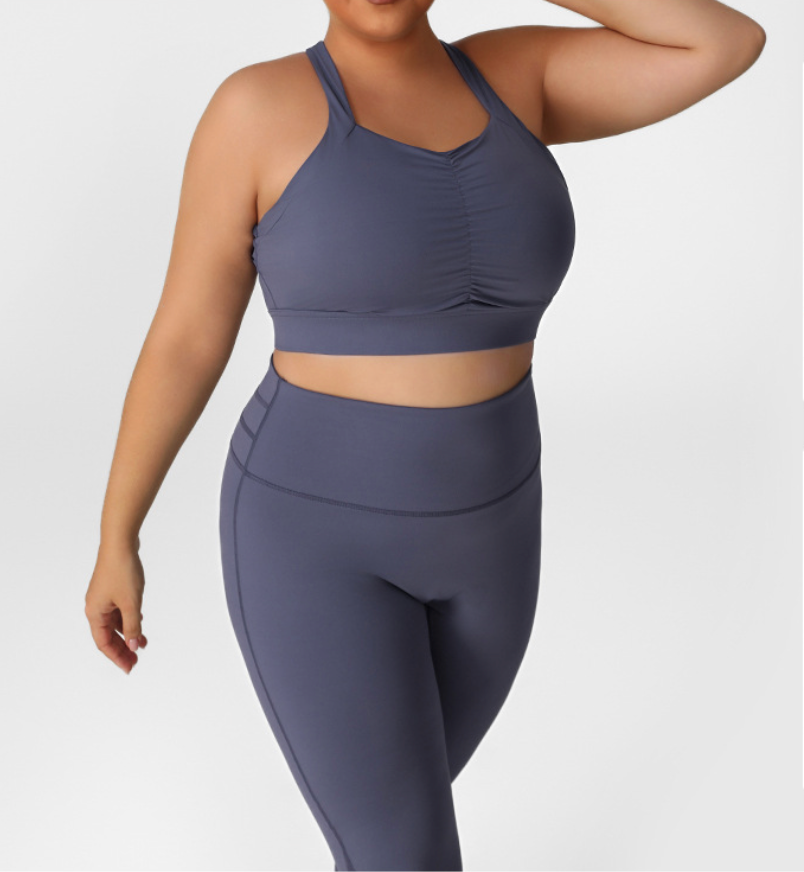 Plus-size fitness clothing