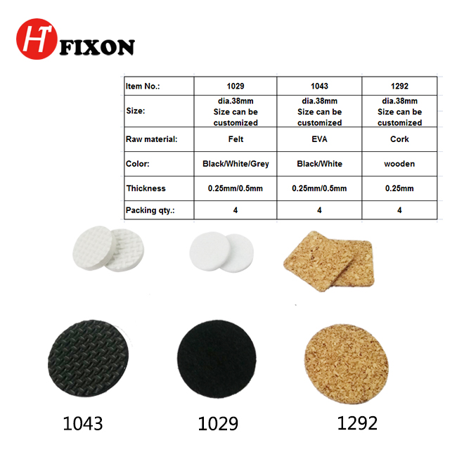 Felt pad Skid resistant pad