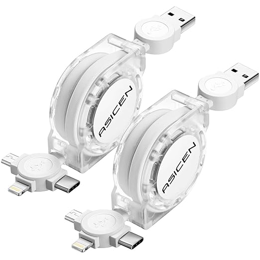 3 in 1 Retractable Multi Charging Cable