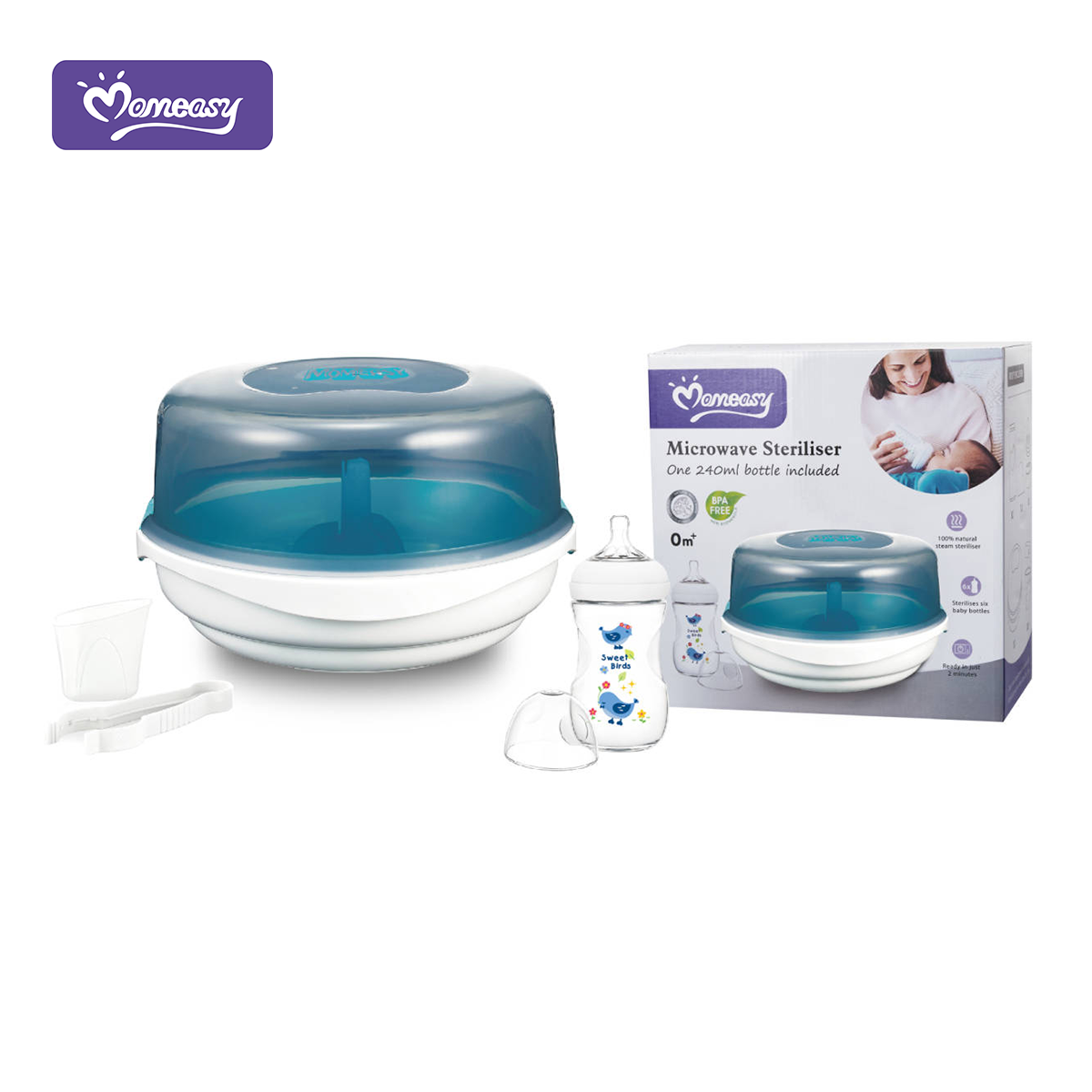 Baby bottle microwave steriliser
