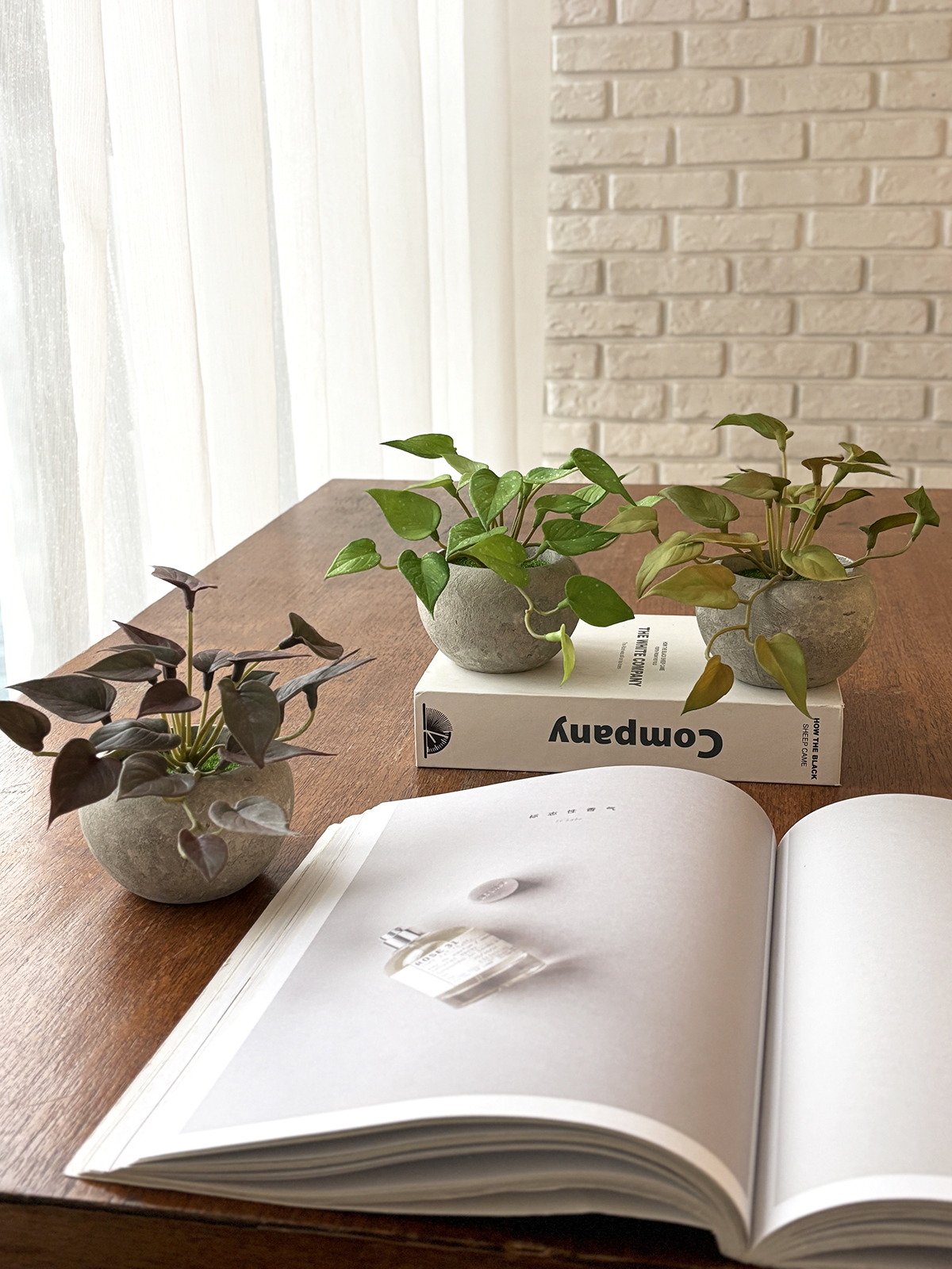 faux greenery