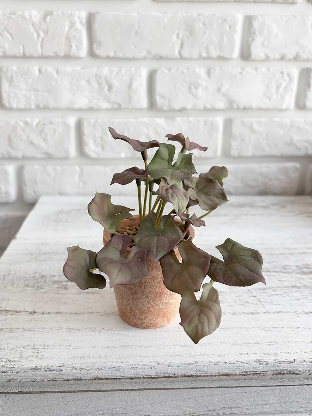 Faux greenery