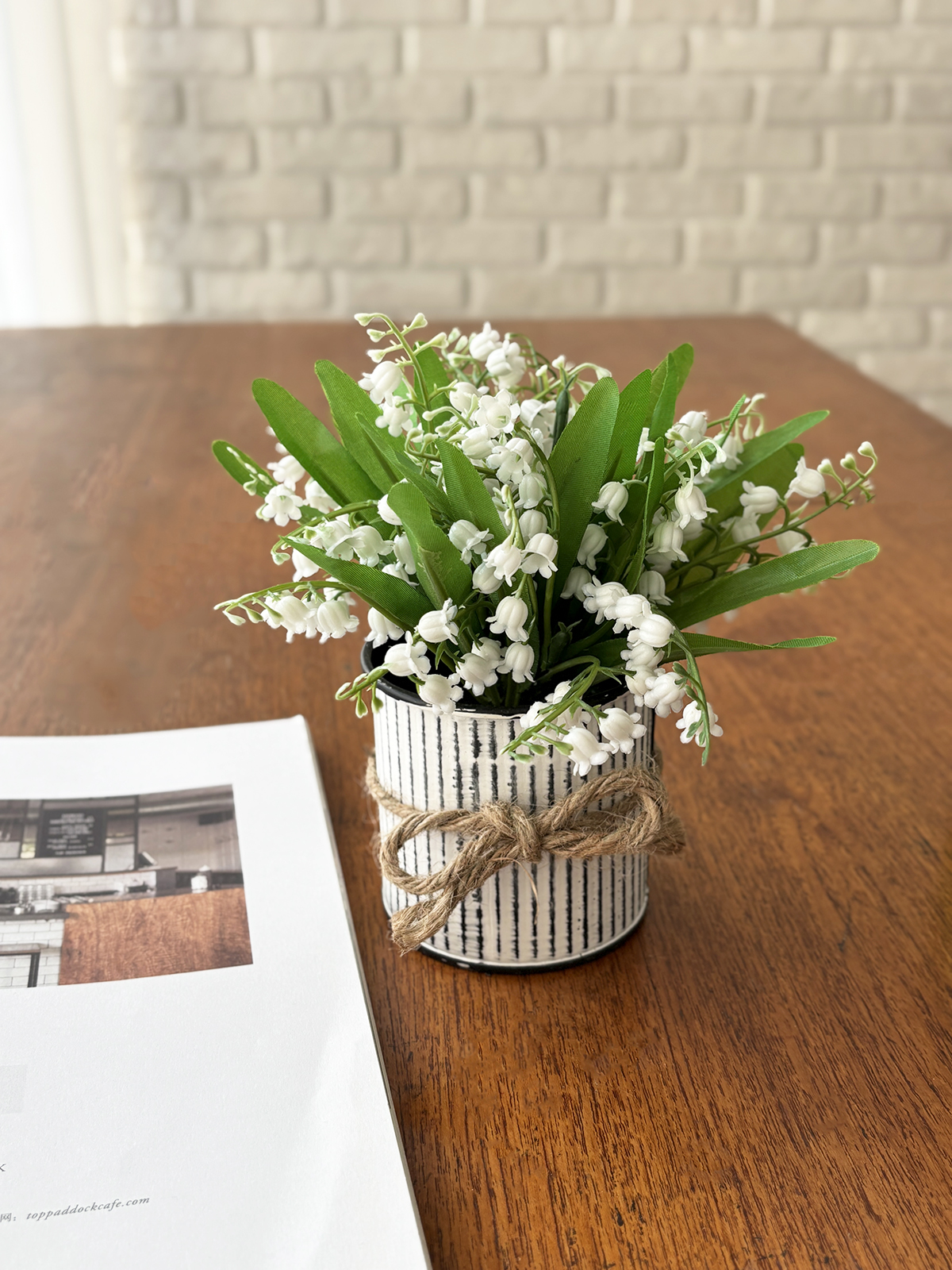 faux greenery