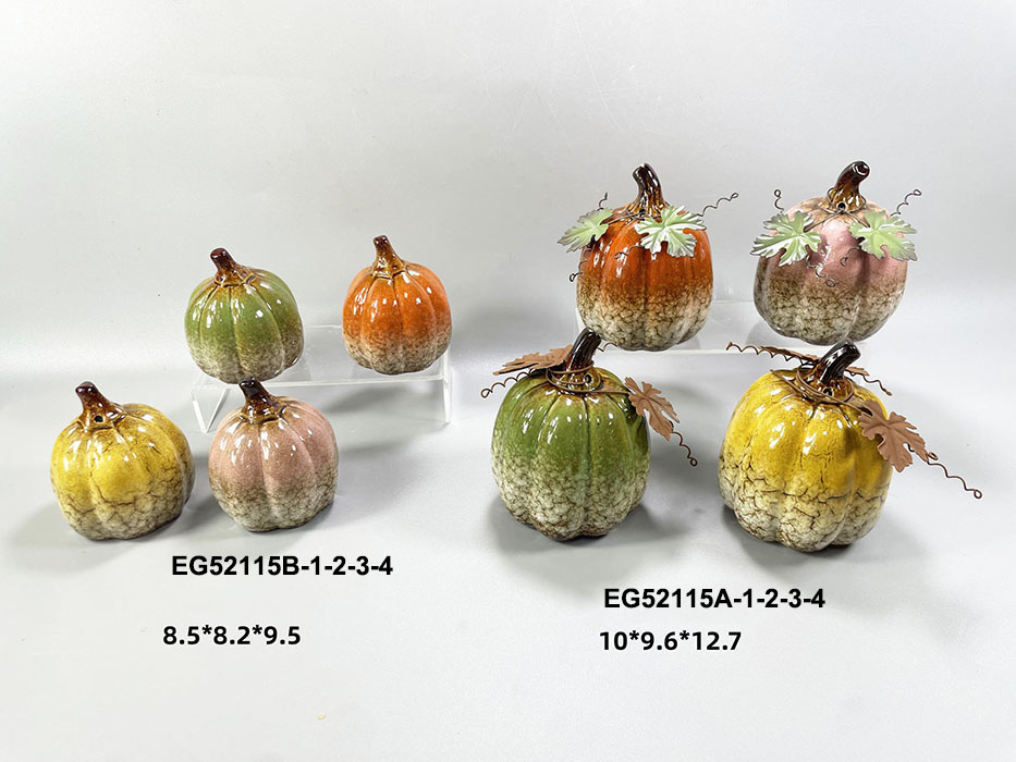 Ceramic pumpkin decoration