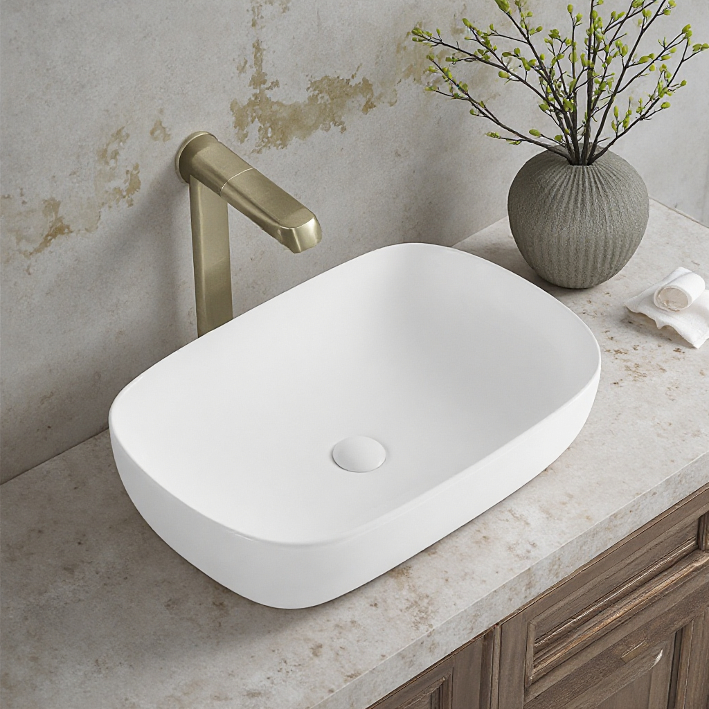 Modern style antique bathroom basin big size wash basin hand wash top sink ceramic beauty