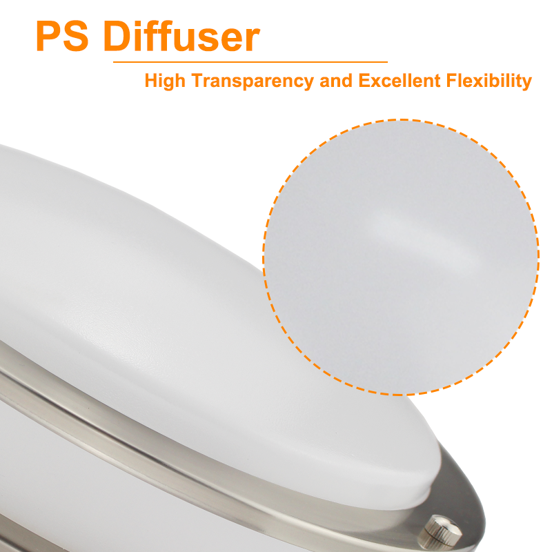 Worbest ETL Certificated LED Double Ring Ceiling Light Color Temperature Changeable for Living Room