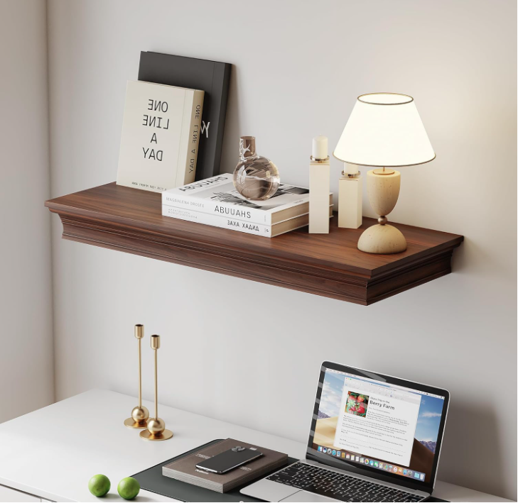Wooden Hidden Floating Shelf