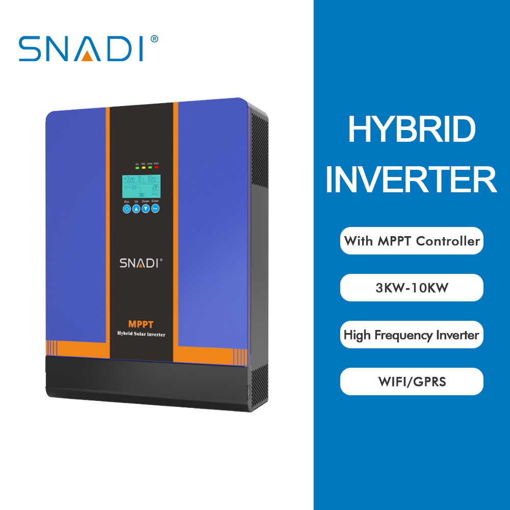 Lithium battery communication NKH 5KW high frequency off grid Hybrid solar inverter