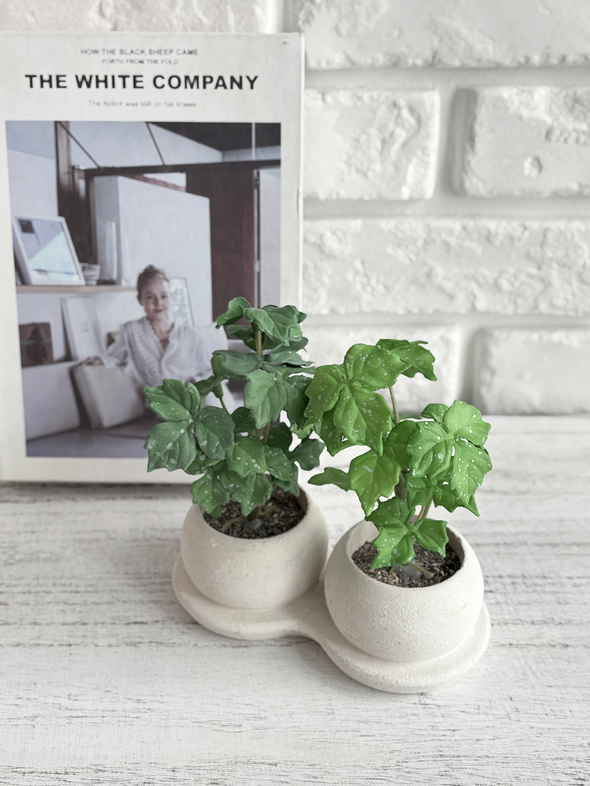 Faux greenery