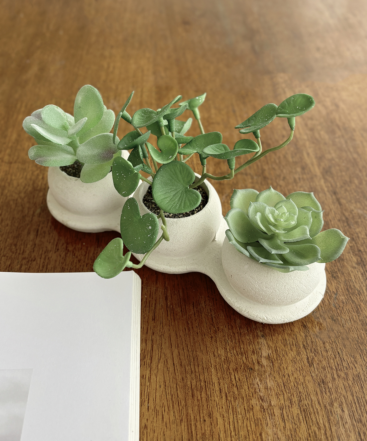 Faux greenery