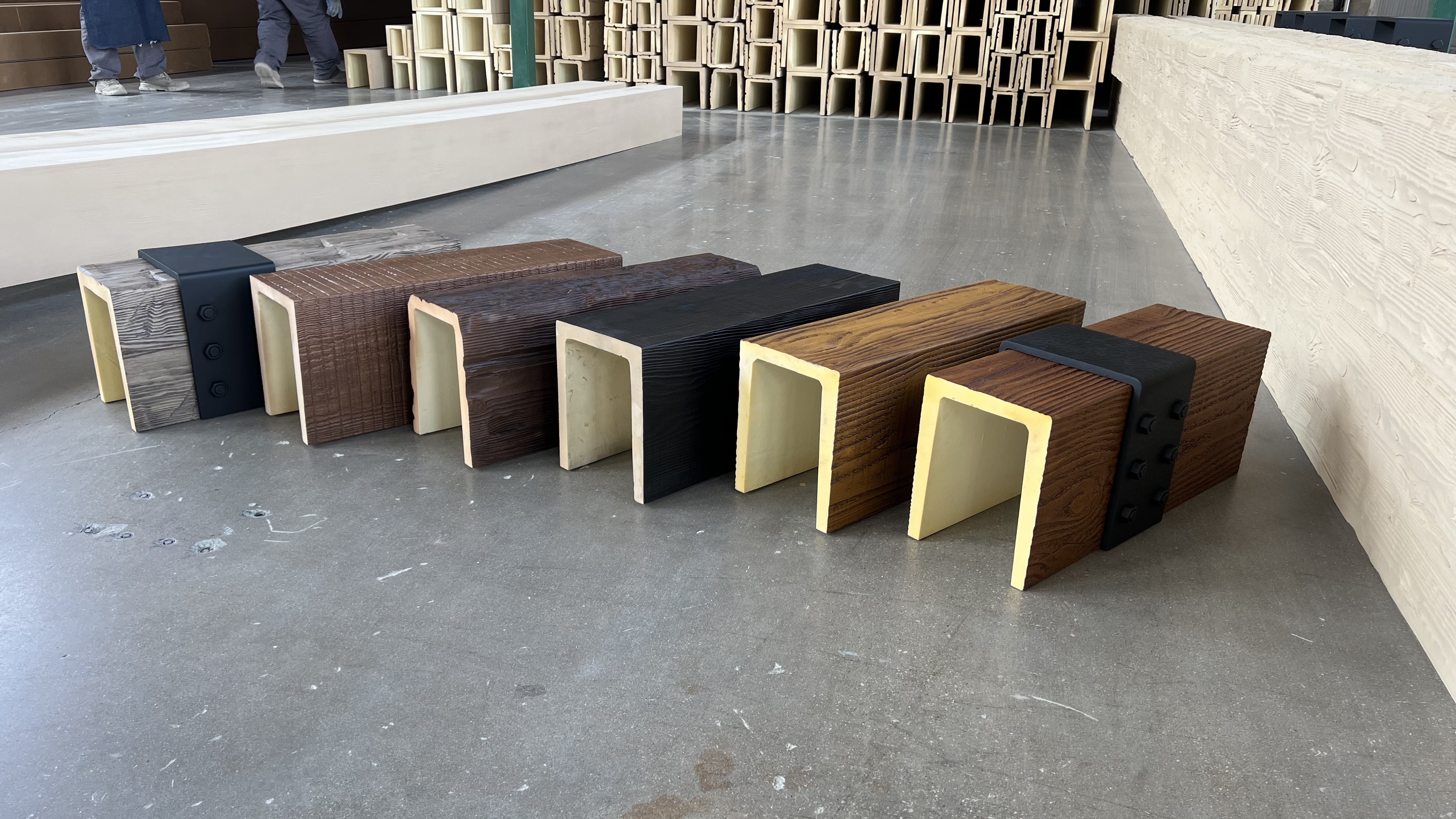 Polyurethane wood faux foam