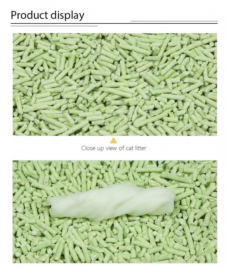 Tofu cat litter