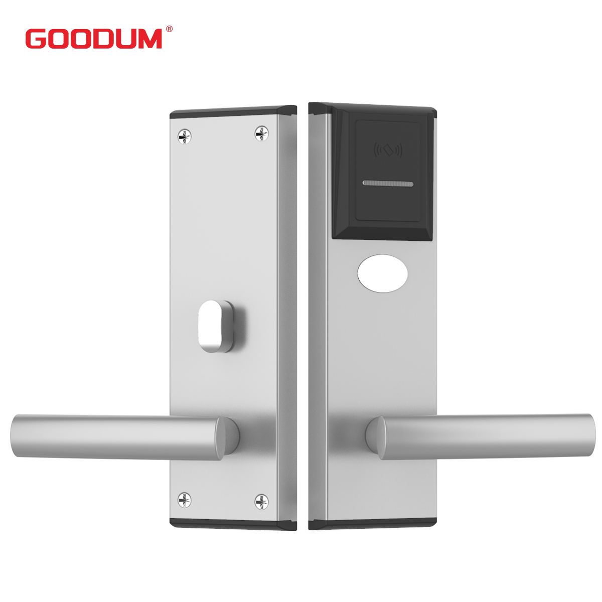 Smart Locks for the Modern Hotel Stainless Steel Smart Key Card Hotel Door Lock With Software