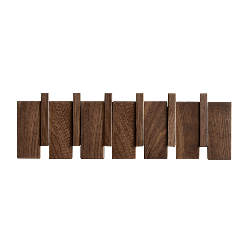Wooden coat rack