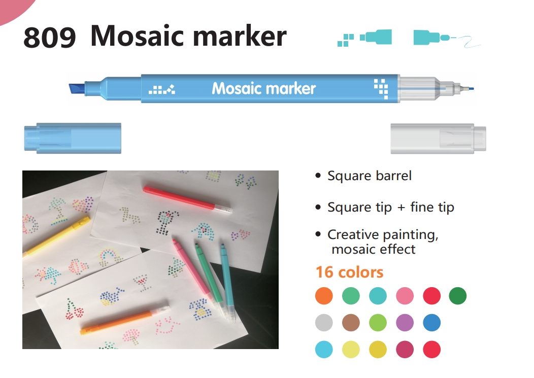 809 Mosaic marker